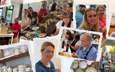 EVIDENT After-Work-Party im Keramik-Mal-Café